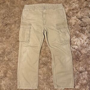 Levi's Dark Beige Multipocket Loose Fit Cargo Pants Mens Size 38 x 30